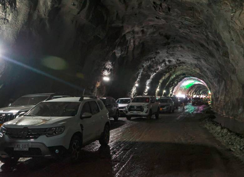 Así se encuentra el túnel Santa Elena, el más largo de este proyecto y que estaba siendo usado como galería de rescate. FOTO: MANUEL SALDARRIAGA