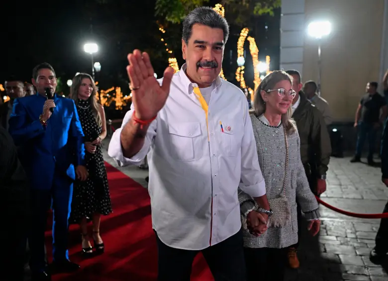 Nicolás Maduro y su esposa Cilia Flórez fueron capturados por militares estadounidenses, anunció el presidente Donald Trump. Foto: Afp.