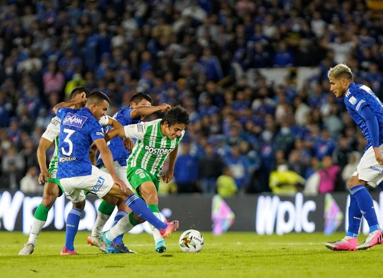 Imágenes del último partido que sostuvieron Nacional y Millonarios. FOTO COLPRENSA