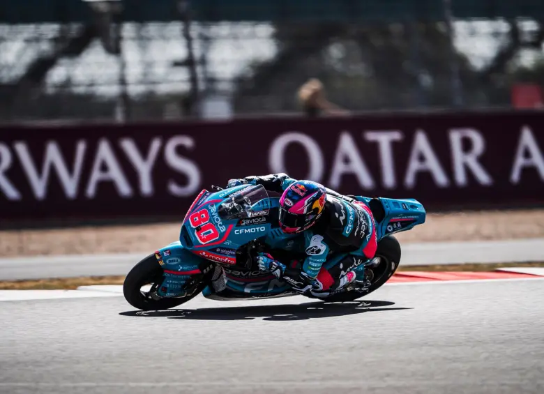 Alonso es cuarto en el Mundial de Moto2 antes de la carrera en Silverstone. FOTO: X AsparTeam