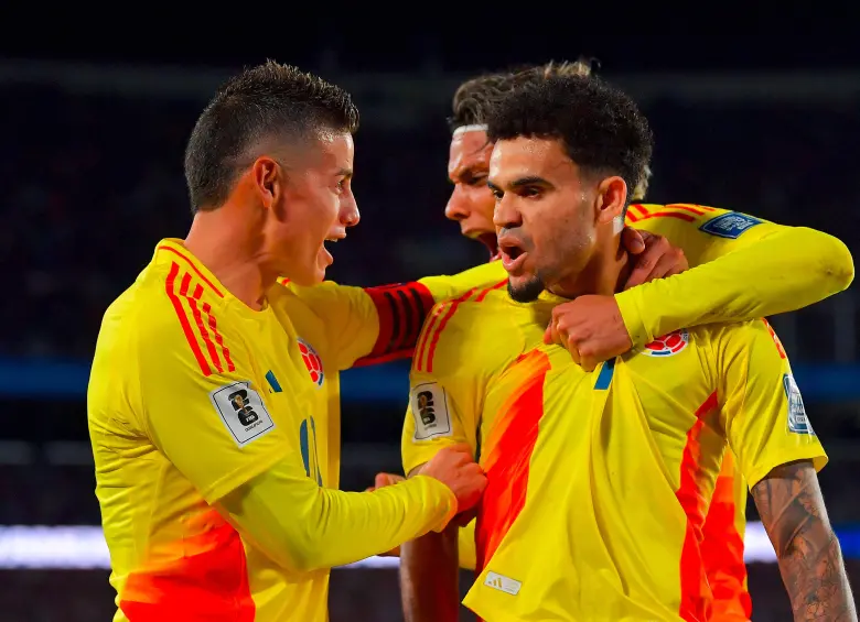 James Rodríguez y Luis Díaz se confirmaron como los grandes líderes de Colombia en 2025 y como los ejes del equipo de Néstor Lorenzo. Alrededor de ellos girará la Selección en el Mundial. FOTO getty