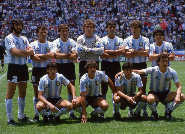 Diego Armando Maradona y la Selección Argentina campeona en México 1986. Foto: Alessandro Sabattini/Getty Images