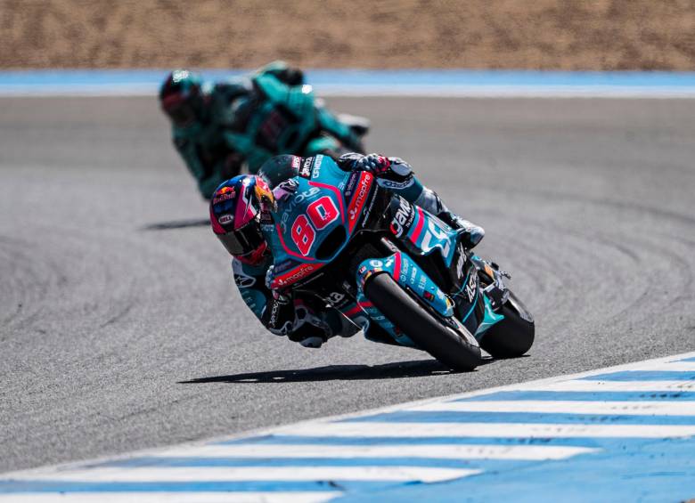 El motociclista colombo-español David Alonso ha tenido un año lleno de altibajos en lo que va de 2026. Foto: tomada del x de @AsparTeam