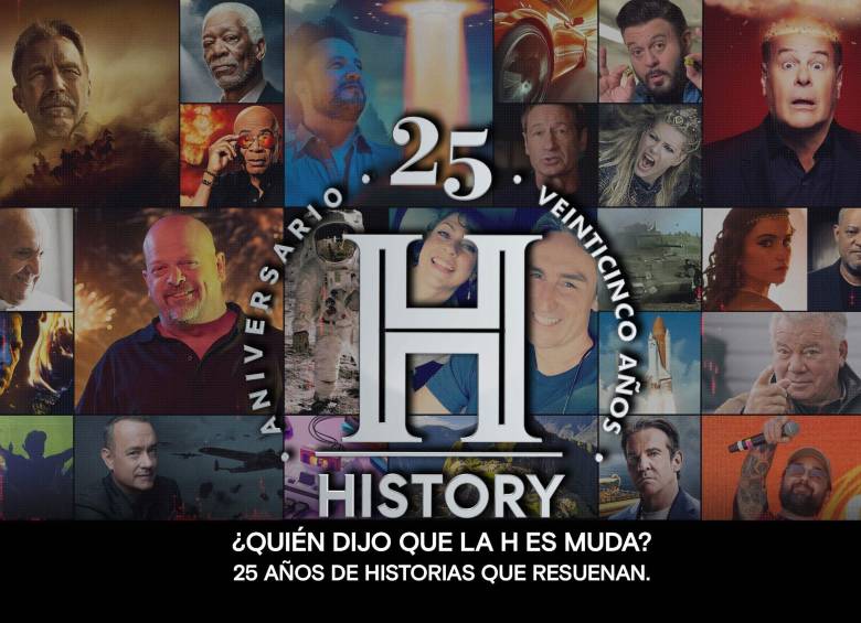 History cumple 25 años en América Latina y lo celebra con estrenos especiales, la temporada 25 de El precio de la historia y una programación multiplataforma que revive sus producciones más emblemáticas. FOTO cortesía History