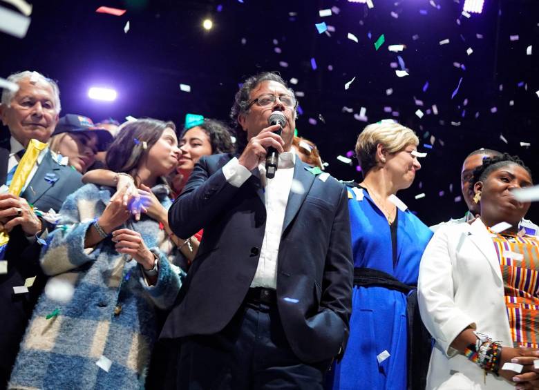 Gustavo Petro obtuvo 11,2 millones de votos en la segunda vuelta presidencial. FOTO COLPRENSA