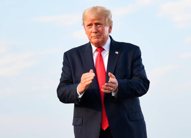 Donald Trump fue excluido de las redes el 7 de enero de 2021. FOTO GETTY 