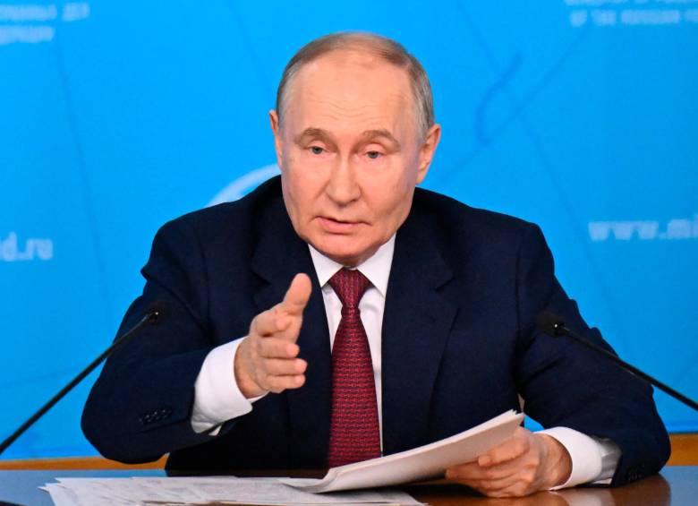 Vladimir Putin es el presidente de Rusia. FOTO AFP 