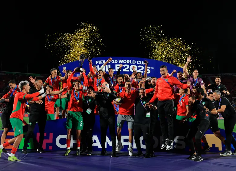 Marruecos superó a Argentina en la final del Mundial. FOTO GETTY