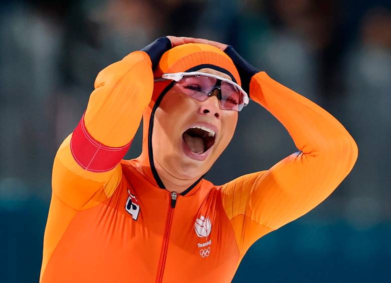 Jutta Leerdam, de 27 años de edad, evidencia con gratos resultados lo que promueve en sus redes sociales, en las que constantemente habla del esfuerzo, la constancia y la importancia de perseguir metas deportivas. FOTO: GETTY