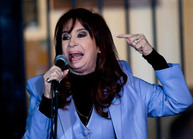 Cristina Fernández de Kirchner, expresidenta de Argentina. FOTO: Getty