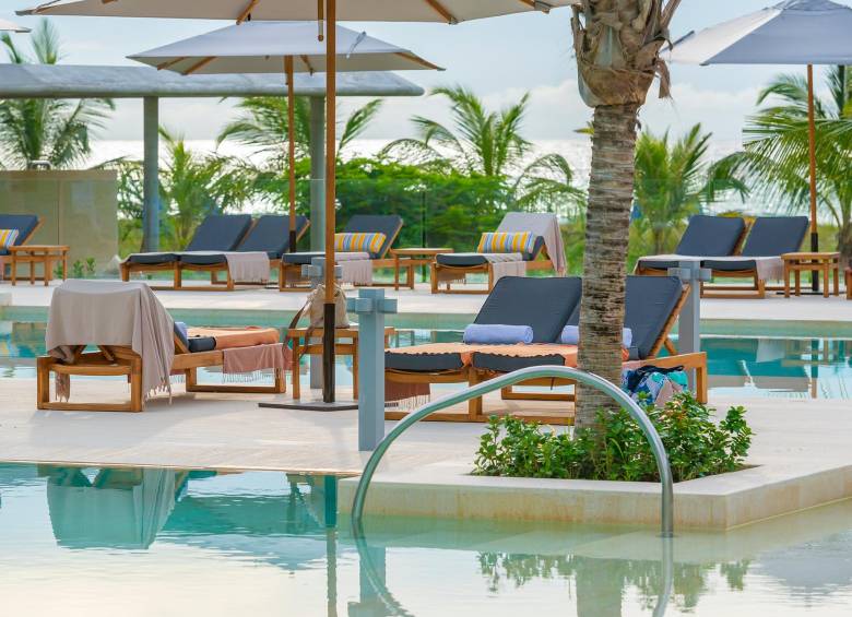 Oasis de piscinas frente al mar, rodeadas de fascinante biodiversidad. FOTO CORTESÍA