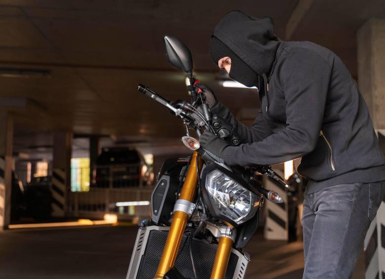 El hurto de motocicletas en Antioquia cayó 49% en 2026, aunque el departamento sigue concentrando el mayor número de casos en el país. FOTO suministrada por InnoBrand