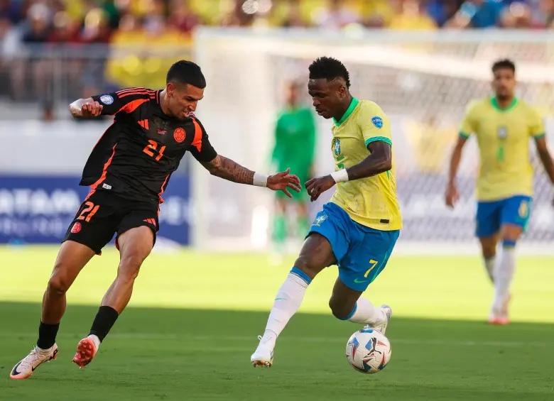 Colombia y Brasil se ubican en la cuarta y quinta casilla de la Eliminatoria con 19 y 18 puntos, respectivamente. FOTO: GETTY