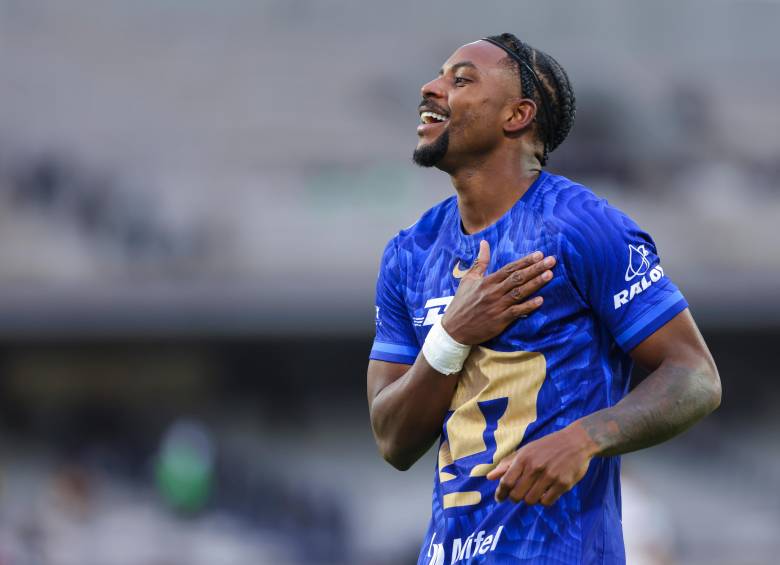 El lateral colombiano Álvaro Angulo juega en Pumas de México desde que empezó el 2025. FOTO: GETTY
