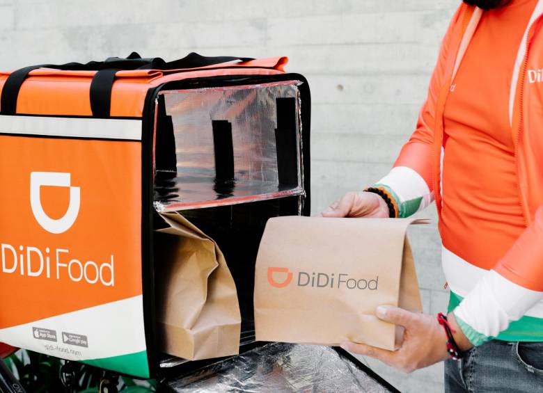 El delivery local suma a DiDi Food. La firma opera en el país desde 2019 con su servicio de movilidad. FOTO cortesía didi