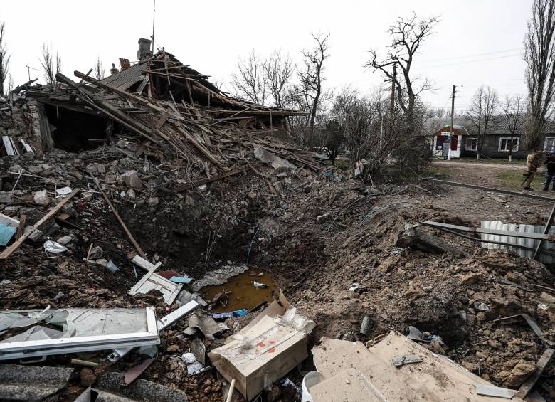 La guerra comenzó el 24 de febrero y ha producido una crisis humanitaria en Europa. Foto: Efe.