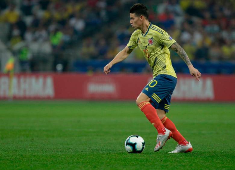 James Rodríguez fue destacado por la Fifa en una publicación sobre Qatar. FOTO COLPRENSA