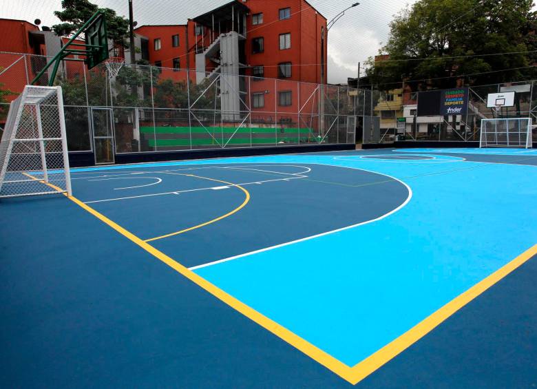 Cancha polideportiva La Piñuela. Foto: Cortesía