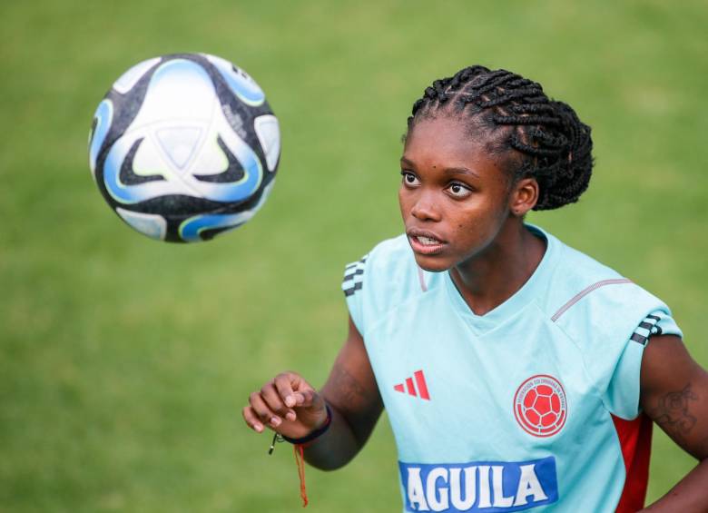 La delantera de la Selección Colombia tuvo un percance de salud, pero ya se encuentra bien. FOTO: Colprensa