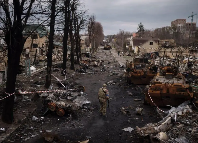 Ya la guerra entre Rusia y Ucrania es la más letal después de la Segunda Guerra Mundial. Fotos: Getty, AFP. 