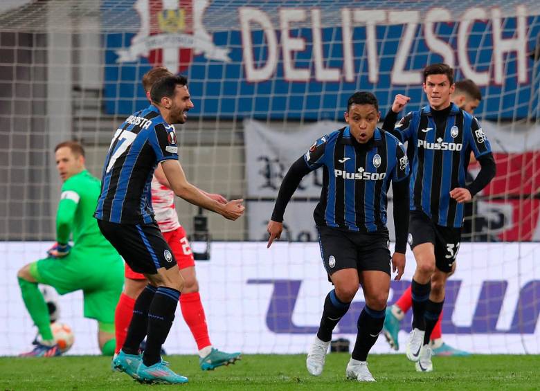 Luis Fernando Muriel suma nueve goles y cinco asistencias con el Atalanta de Italia en la temporada 2021-2022. FOTO AFP 
