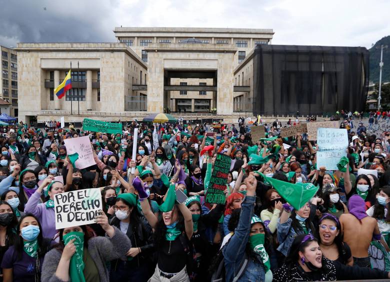 Se cumplen cuatro años desde que la Corte despenalizó el aborto en Colombia hasta la semana 24 por fuera de las tres causales: por salud de la madre; salud del embrión o al tratarse de un caso de abuso. FOTO Colprensa