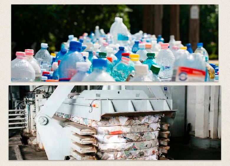 Infrapol transformó más de 3.000 botellas plásticas recolectadas con la comunidad en materiales para construir una Unidad Familiar Agropecuaria. FOTOS INFRAPOL