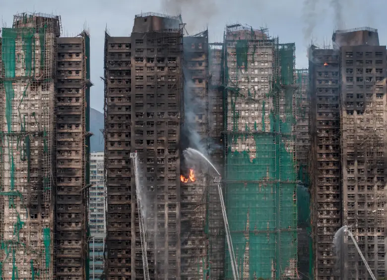 Incendio en Hong Kong: ya son 14 los detenidos por la tragedia que dejó más de 150 muertos