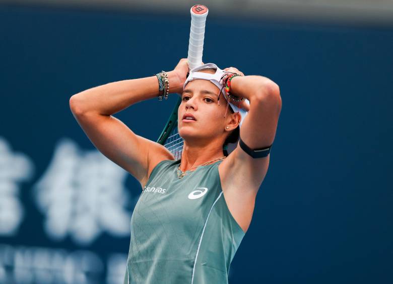 Tras llegar a semifinales en Bogotá, Emiliana Arango entrará el lunes al top-100 del ranking mundial de tenis. FOTO: GETTY