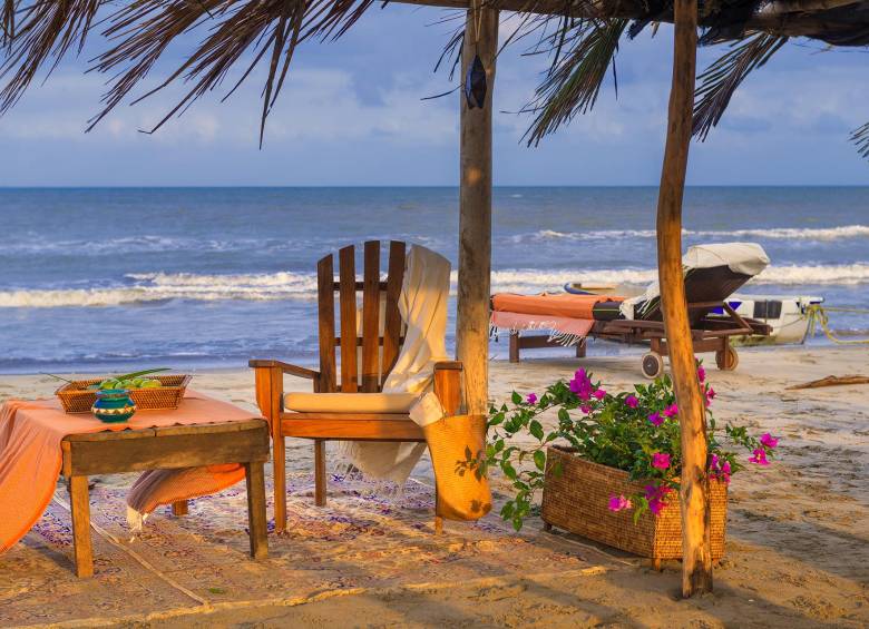 Morros es vida en la playa.