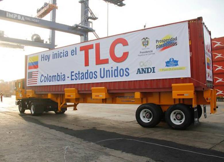 Este año se cumplen 10 años del TLC entre Colombia y Estados Unidos. FOTO: COLPRENSA