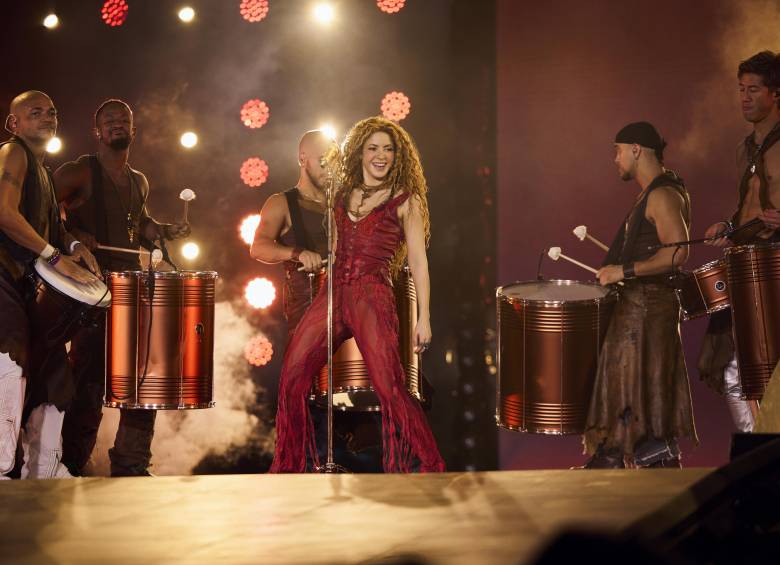 Shakira agotó dos fechas seguidas en el Estadio Centenario de Montevideo, marcando un récord en la historia musical de Uruguay. FOTO cortesía Nicolás Gerardin