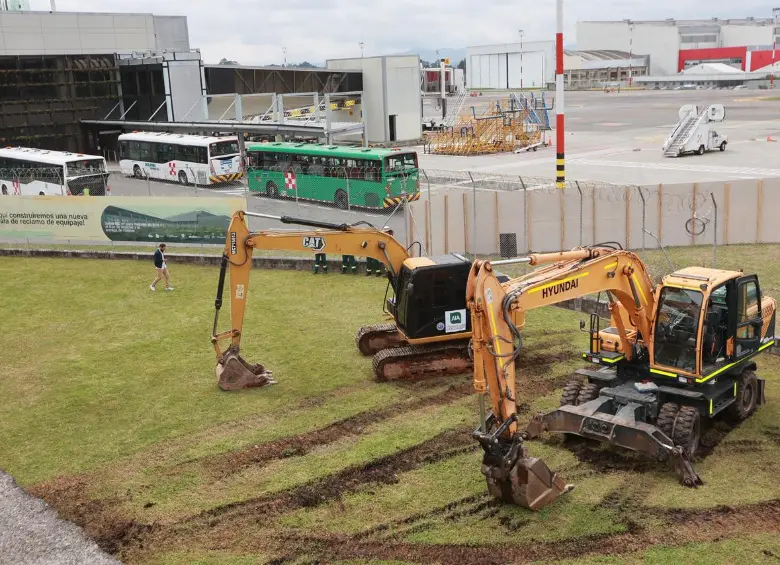 Aspecto del sitio en donde estará ubicada una nueva sala de reclamo de equipaje. FOTO: Manuel Saldarriaga