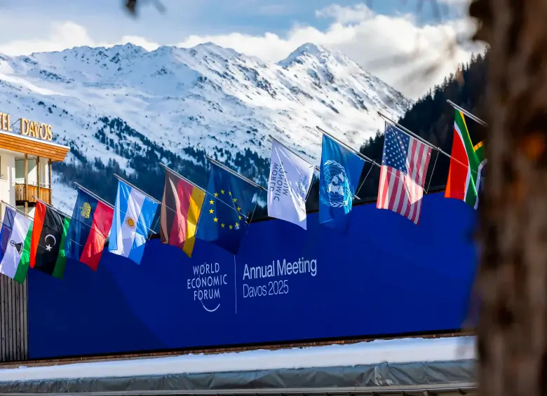 El Foro Económico Mundial se celebra en Davos, Suiza, del 19 al 23 de enero, con una agenda marcada por los riesgos geoeconómicos. FOTO: CORTESÍA FORO ECONÓMICO MUNDIAL