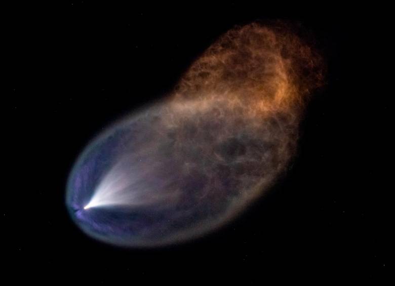 El cohete fue lanzado desde Estados Unidos en 2015. Imagen de referencia. FOTO SPACEX