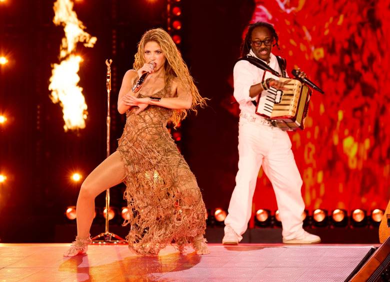 Shakira cerrará su residencia en el Macondo Park de Madrid el 12 de octubre con un concierto en el que Maluma, Beéle y Dani Martín serán los artistas invitados. FOTO: GETTY