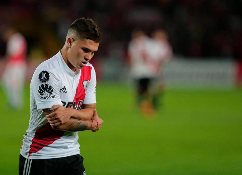 A Juan Fernando Quintero lo persiguen las lesiones en River. FOTO COLPRENSA