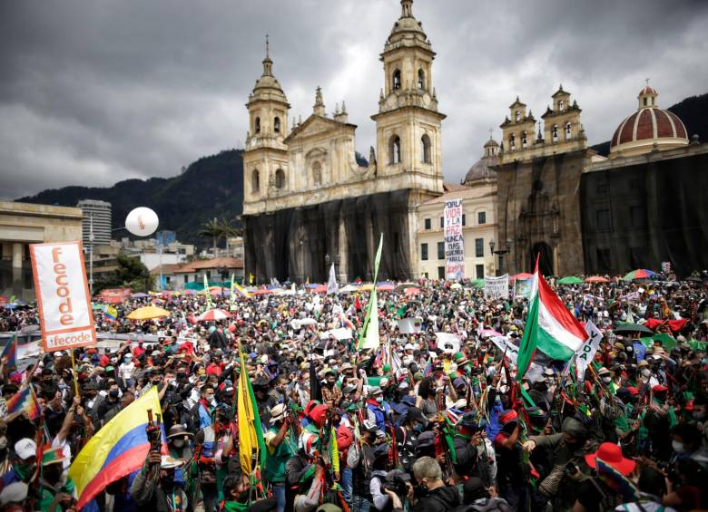 El Paro Nacional completa 52 días. Foto: Colprensa - Sergio Acero.