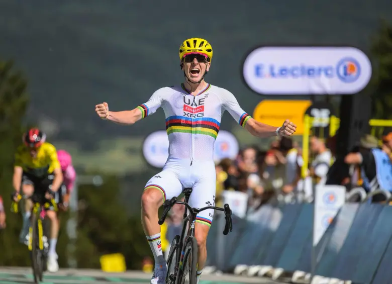 El ciclista Tadej Pogacar es el vigente campeón del Tour de Francia. Busca su quinto título de la Grande Boucle. Foto: tomada del x de @TadejPogacar