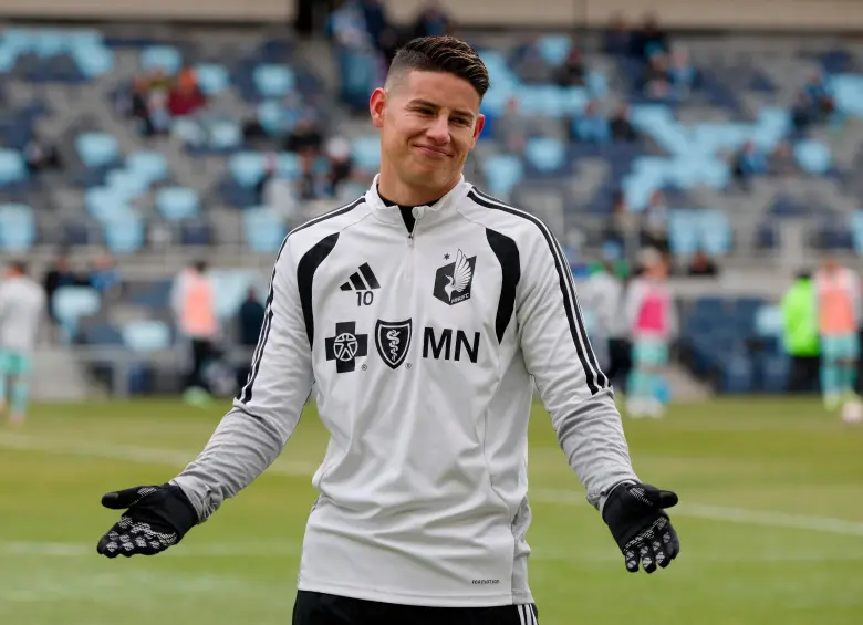 James Rodríguez no vive su mejor momento futbolístico. Está sin nivel y muchos critican que vaya al Mundial-2026. FOTO X-MINNESOTA