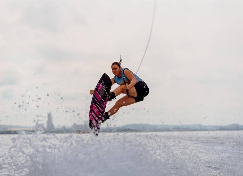 Sofía Palau Lopera es una de las exponentes del wakeboard que tendrá Antioquia en los Suramericanos en Santa Marta. FOTO cortesía 