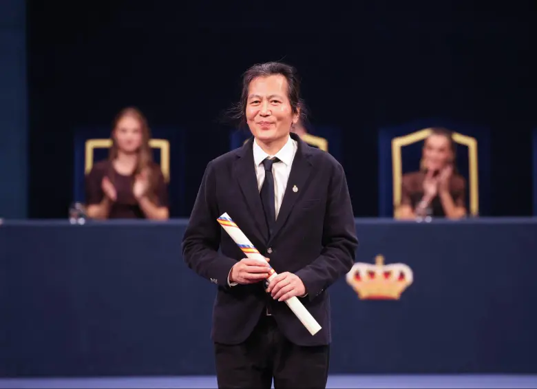 Byung-Chul Han recibió este año el Premio Princesa de Asturias 2025 de Comunicación y Humanidades. FOTO Cortesía @fpa