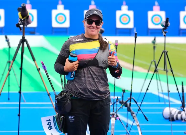 La arquera antioqueña Ana María Rendón participa en sus cuartos Juegos Olímpicos. Estuvo en Pekín 2008, Londres 2012 y Río 2016. FOTO: COMITÉ OLÍMPICO COLOMBIANO 