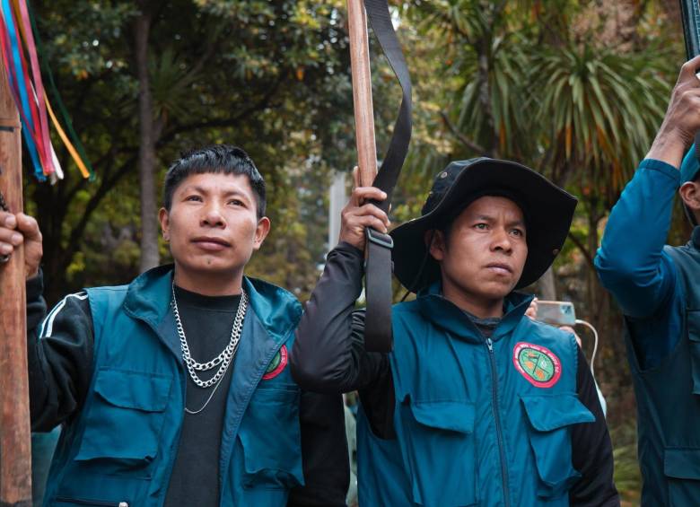 Las familias del pueblo Emberá iniciando el retorno a sus territorios. FOTO: Consejería de Paz de Bogotá