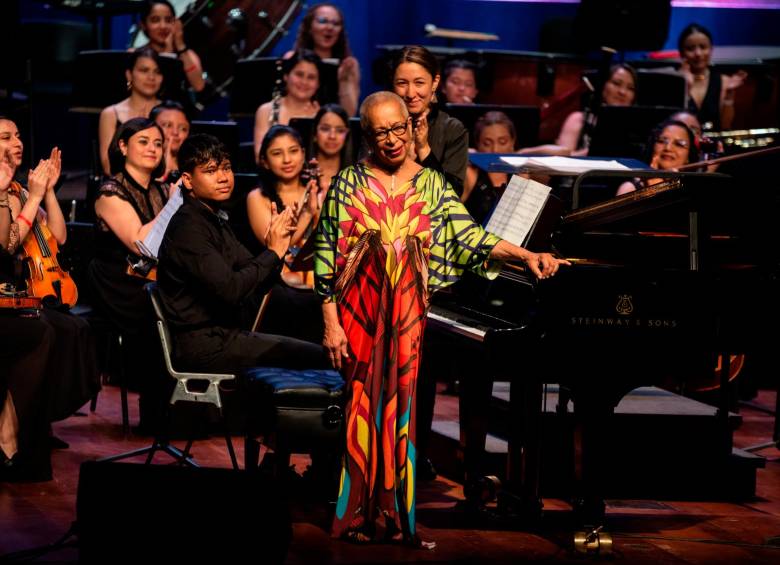 La pianista antioqueña Teresita Gómez, fue una de las invitadas a la edición pasada del Cartagena Festival de Música. Foto cortesía Colprensa-Diego Vega.