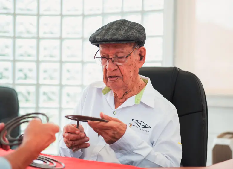 José María Acevedo falleció a sus 106 años. FOTO EL COLOMBIANO. 