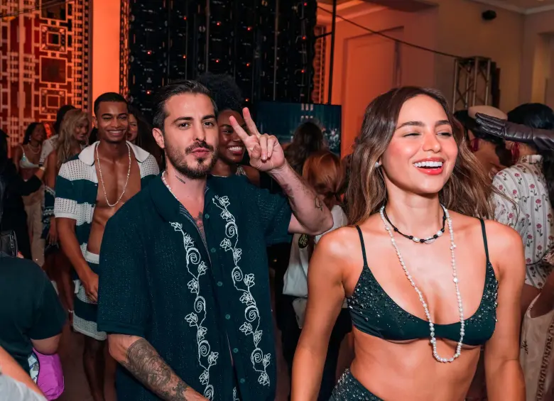 Llane fue una de los modelos de la pasarela. FOTO Cortesía Inexmoda