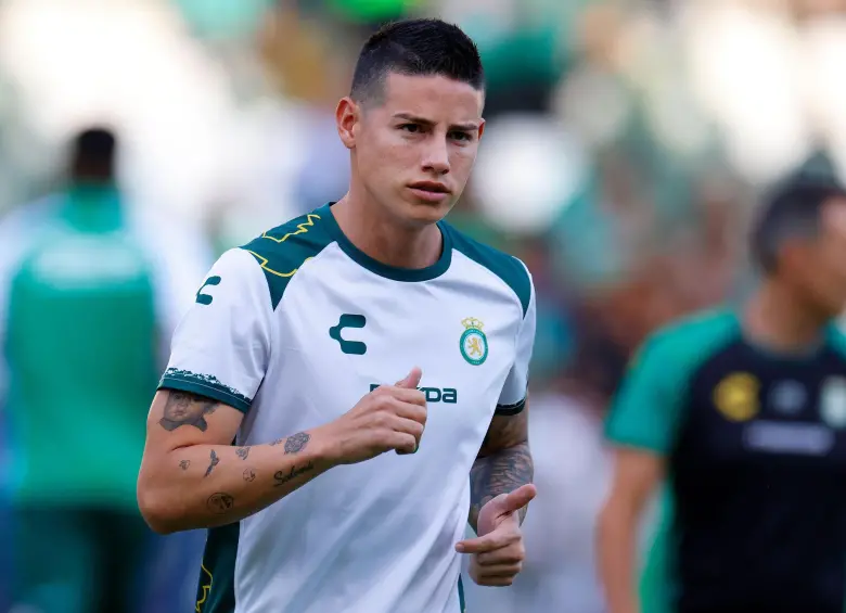 James Rodríguez llegó en este 2025 al León de México con la esperanza de jugar el Mundial de Clubes. Foto: Getty Images