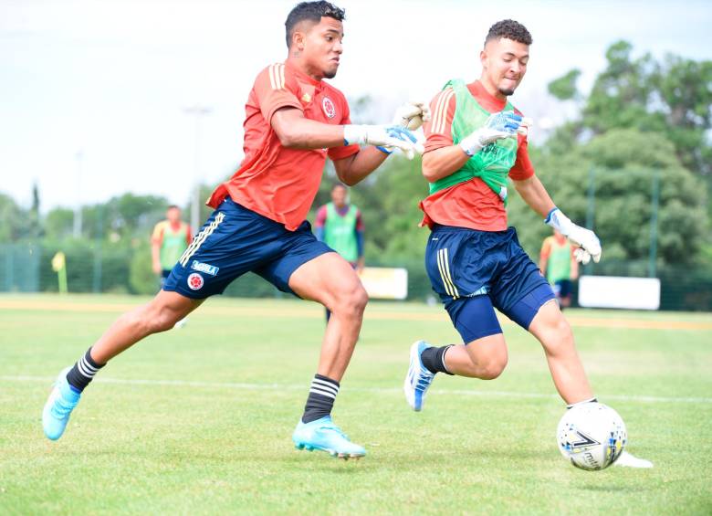 Técnica y buena talla son características en el seleccionado colombiano que este jueves disputará ante Venezuela un cupo para la final en el torneo Esperanzas de Toulon. FOTO cortesía fcf