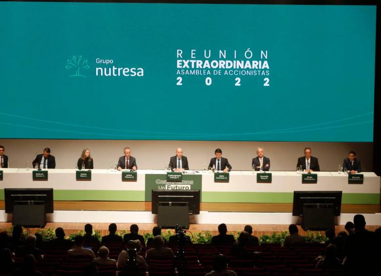 Este jueves se realizó la asamblea extraordinaria de accionistas de Nutresa. FOTO: Ferney Arias